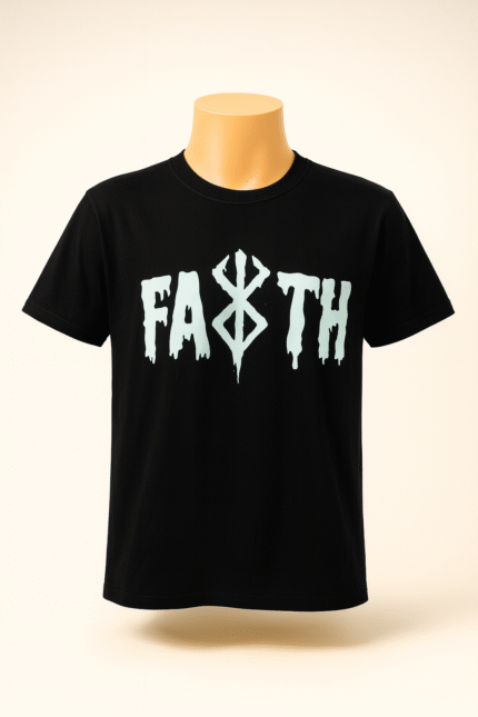 Faith Printed Tshirt – Black