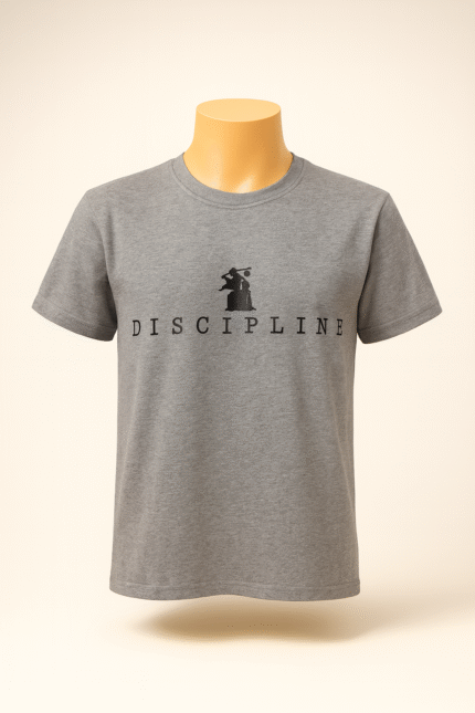 Discipline Printed T-shirt – Grey
