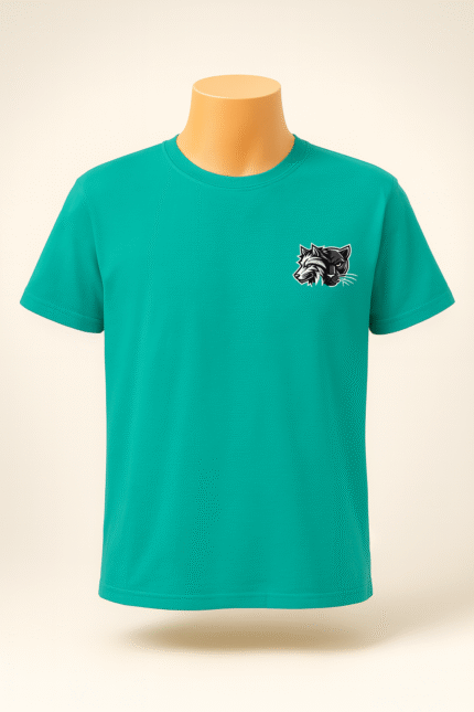Chest Logo Printed T-shirt – Teal